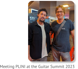 Meeting PLINI at the Guitar Summit 2023